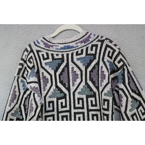 J T Beckett Vtg. Men's V-Neck Pullover Sweater-Size Medium-Thick - Picture 10 of 11